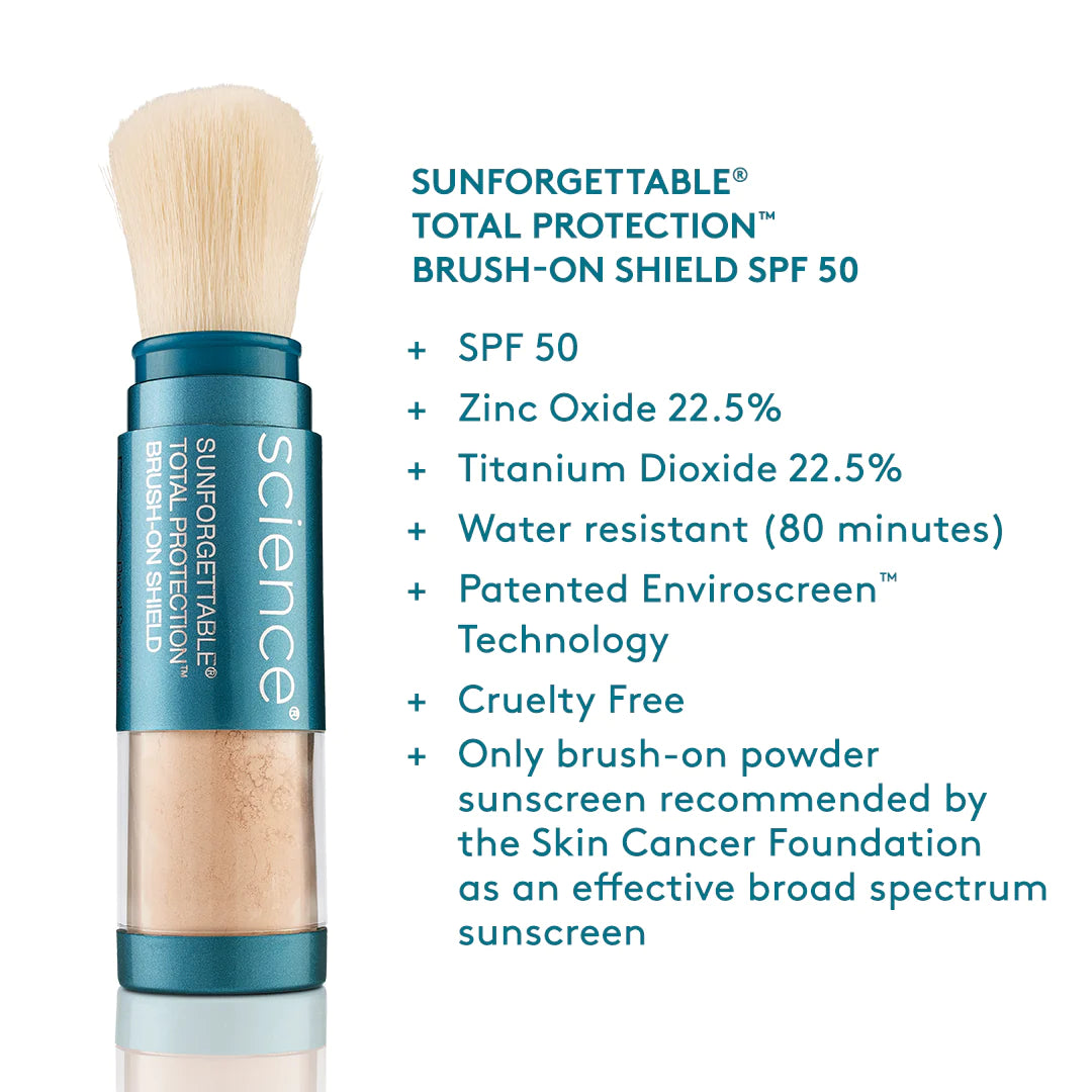 Colorescience Brush-On Shield SPF 50 Medium powder sunscreen, third view