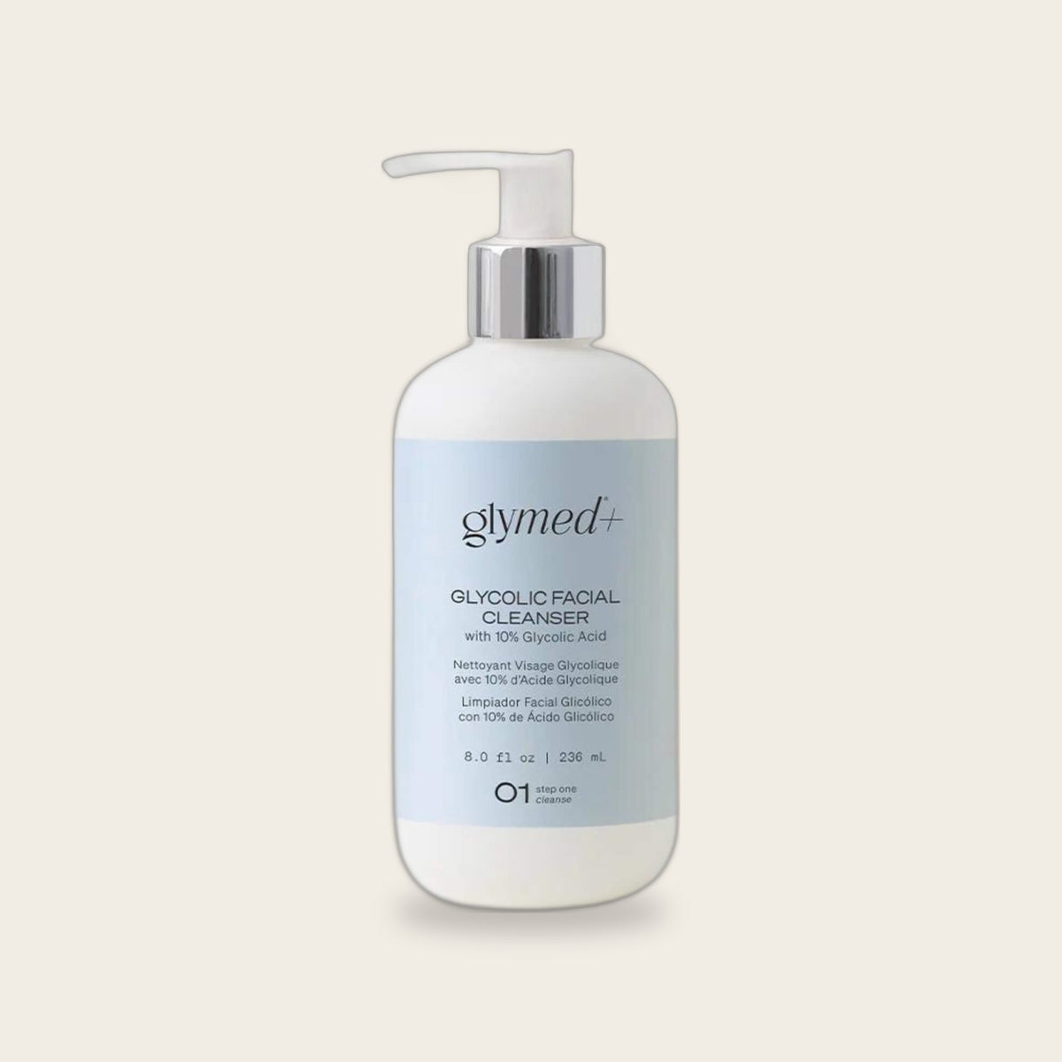 GlyMed Plus Glycolic Facial Cleanser with 10% Glycolic Acid