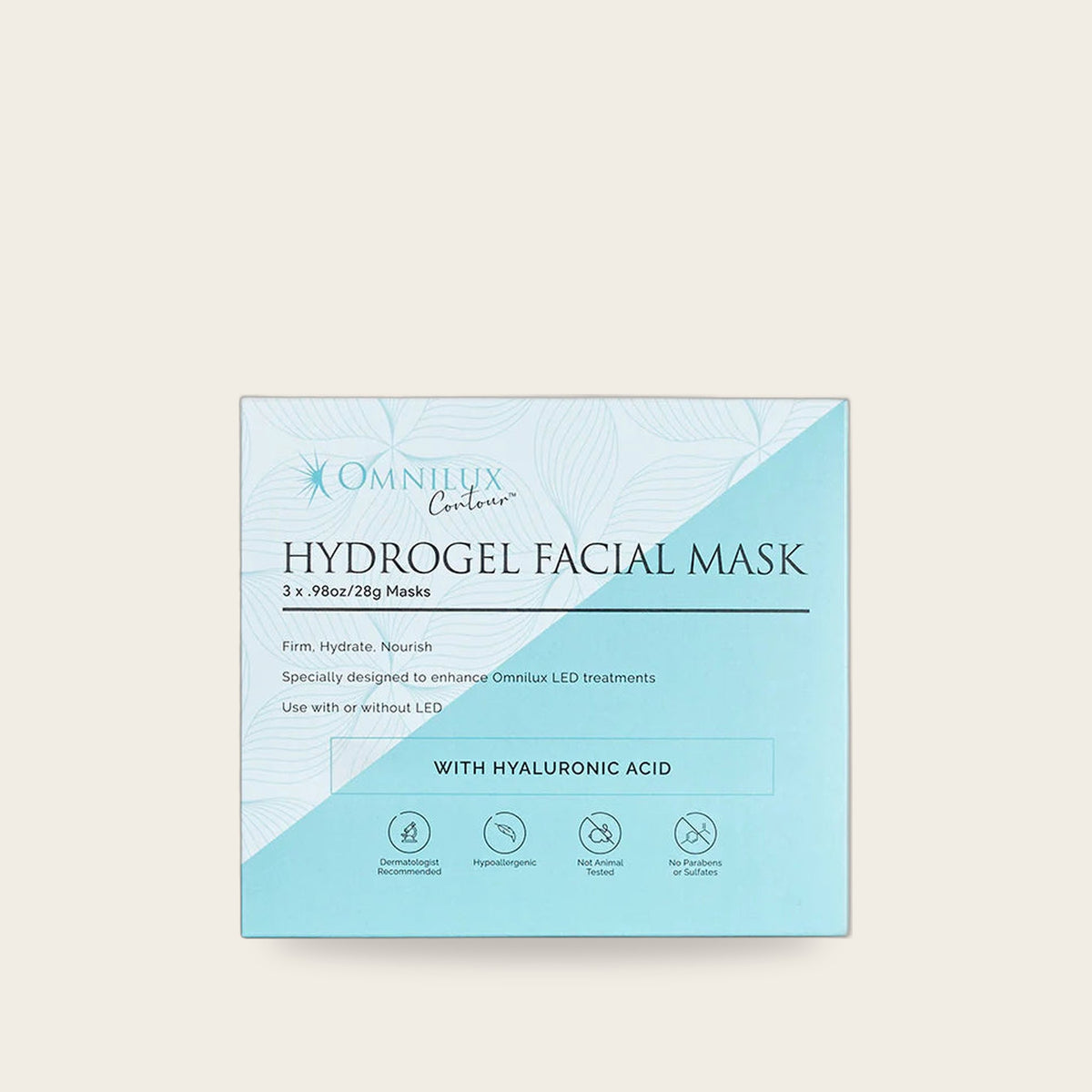 Omnilux Hydrogel Facial Mask hydrogel mask