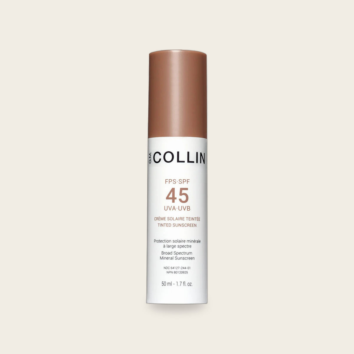G.M. Collin SPF 50 Tinted Sunscreen mineral sunscreen