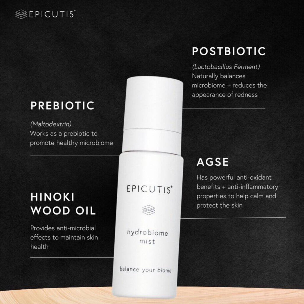 Epicutis Hydrobiome Mist lifestyle image
