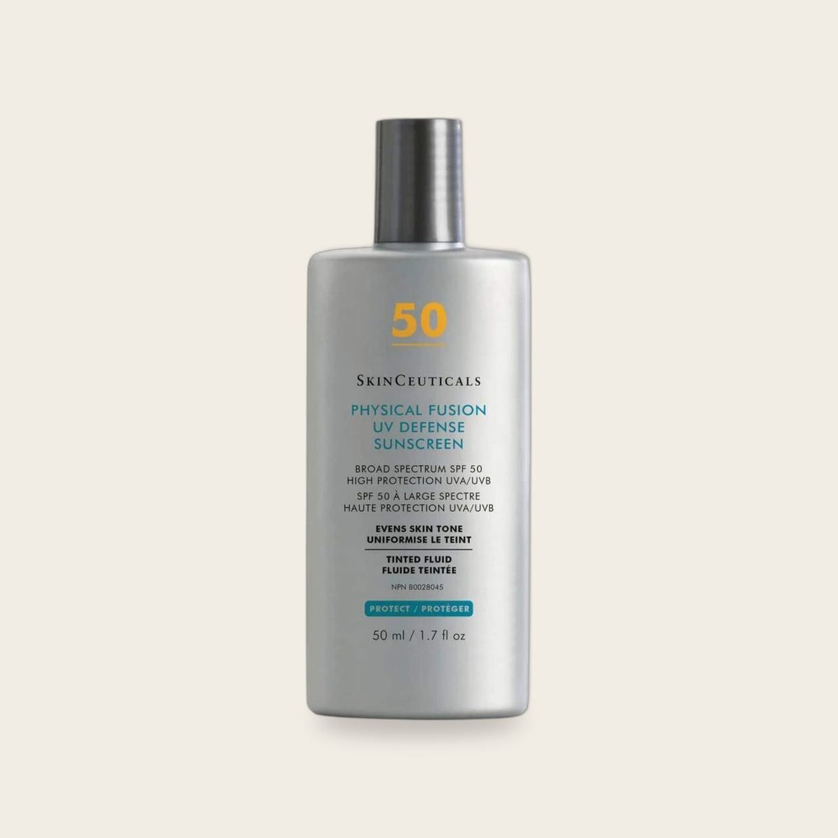 SkinCeuticals Physical Fusion UV Defense SPF 50 tinted mineral sunscreen