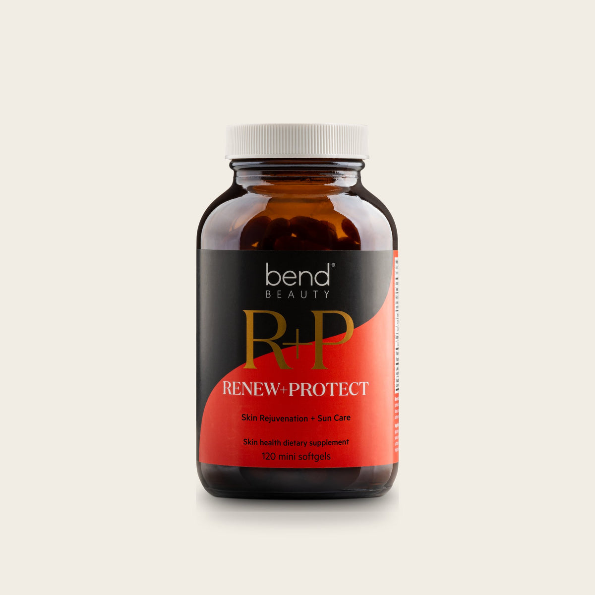 Bend Beauty Renew + Protect Mini Softgels skin supplement