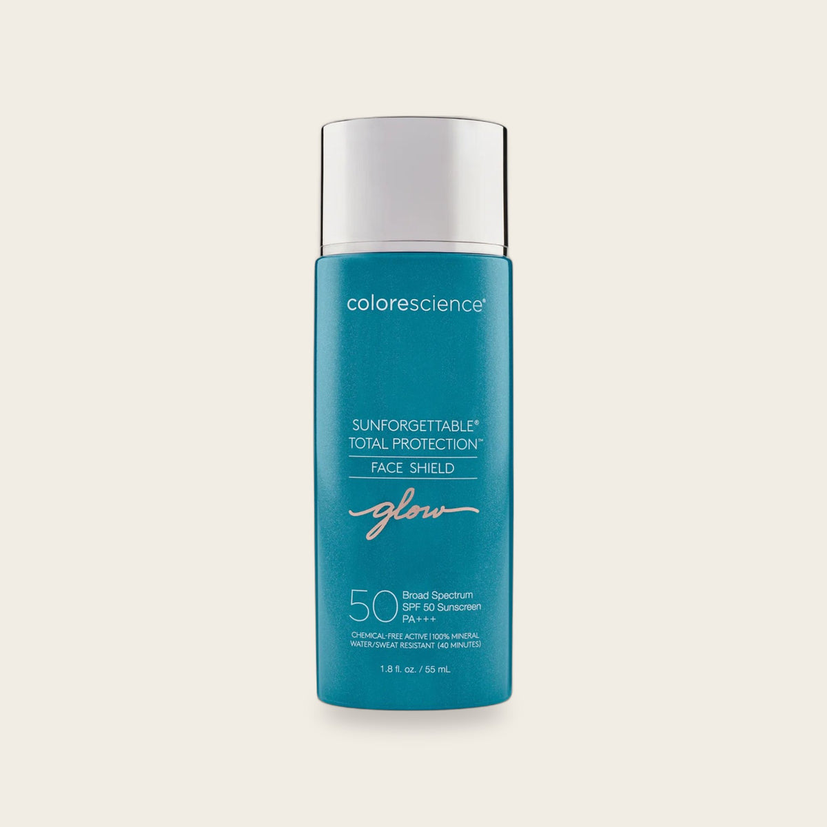 Colorescience Face Shield Glow SPF 50 tinted sunscreen